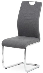 Jedálenská stolička Autronic 43x101 cm sivá látka DCL-405 GREY2