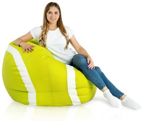 Sedací vak tenis ekokoža