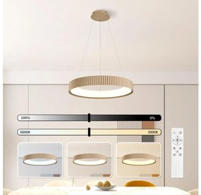 Brilagi - stmievateľný LED luster na lanku FALCON MODERN LED/54W/230V 60 cm béžová+ DO