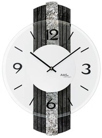 Moderné nástenné hodiny AMS 9676