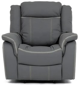 Autronic BONTEC Polohovacie kreslo, elektrické zabudované ovládanie, šedá, ekokoža, TV-4119 GREY Farba: Béžová