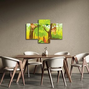Obraz - Opičiaci (90x60 cm)