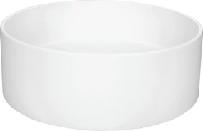Deante Umývadlo na dosku Silia ø36 cm - CQS AU4S, granit, alabaster