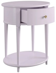 Nočný stolík v levanduľovej farbe Aurora – Støraa