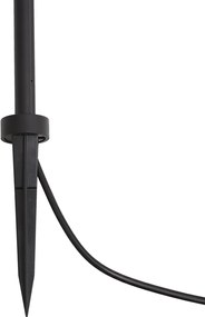 Moderné záhradné bodové svietidlo 12V čierne 10cm vrátane LED IP65 - Lino