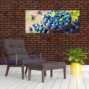 Obraz - Čučoriedky (120x50 cm)