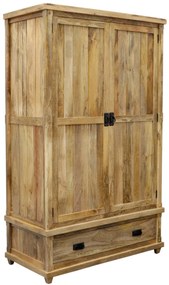 furniture-nabytek.cz - Drevená šatníková skriňa 120x60x200 z masívu mango