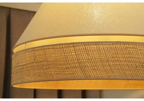 Duolla - Luster na lanku YUTE AVIGNON 1xE27/15W/230V pr. 60 cm krémová/béžová