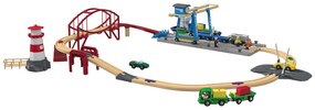 Playtive Drevená železničná súprava, 63-dielna  (100356666)