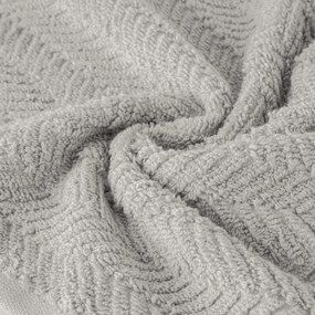 BAVLNENÝ UTERÁK ETNO 50X90 CM STRIEBORNÁ