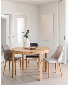 Béžová jedálenská stolička Rosie – Kave Home