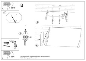 Stropné svietidlo Emilio, 1x mliečne sklenené tienidlo, drevo vo farbe wenge