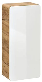 Zostava kúpeľňového nábytku BÁRA 80 cm s vysokou skriňou vr. keramického umývadla na dosku