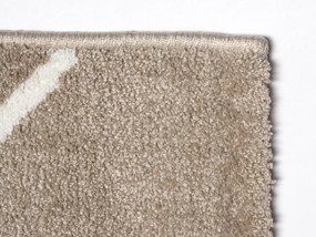 Spoltex, Kusový koberec Ambiance 681253-02 Beige, 120x170, béžová, kancelária