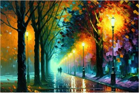 Obraz - Nočná prechádzka (90x60 cm)