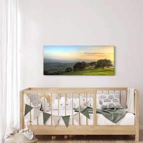 Obraz - Výhľad z kopca (120x50 cm)