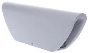 EUlight Exteriérové nástenné LED svietidlo Brick, 1x LED 6w, biela