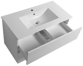 Aqualine Aqualine, PANEDA umývadlová skrinka 89,5x55x45,2cm, biały, PN290