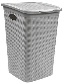 STEFANPLAST Kôš na bielizeň Elegance 50 l, šedý