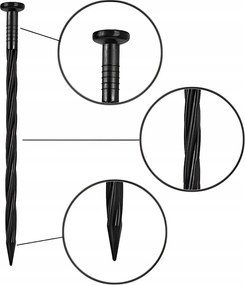 TRENDIE Záhradný obrubník plastový 5cm x 10m