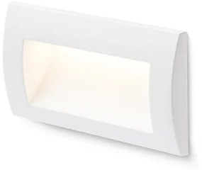 RENDL R12537 GORDIQ LED vonkajšie svietidlo, zápustné do steny IP65 biela