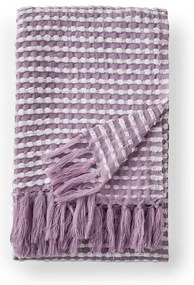 Deka v levanduľovej farbe 125x150 cm Stab Stitch – Catherine Lansfield