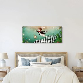 Obraz - Fantasy zajačik (120x50 cm)