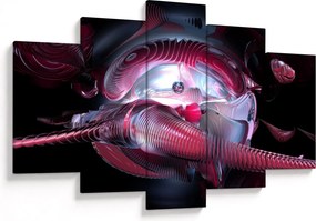 Obraz - Abstrakcie, vesmírne červy (150x105 cm)