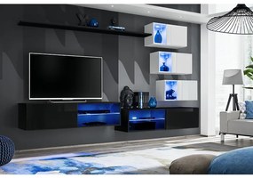 Obývacia Stena Switch Xxiv Čierna/Biely