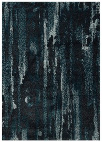 Koberec Softness near black/peacock blue 120x170cm