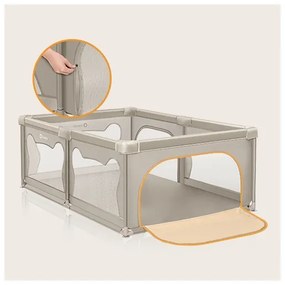 Lionelo - Hracia ohrádka WILLOW béžová