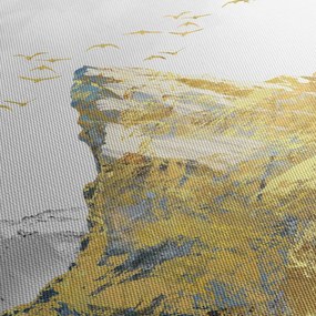Obraz - Zlatá hora (120x50 cm)