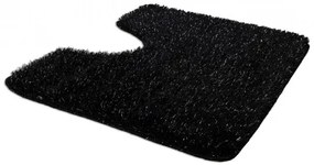 Sada kúpeľňových koberčekov SYNERGY glamour / lurex, čierna