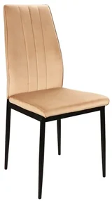 Jedálenská stolička Atom Velvet, béžová