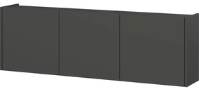 Antracitový TV stolík 138x45 cm Piana – Germania
