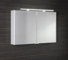 Sapho Sapho, LUCIE galérka s LED osvetlením, 106x70x17cm, biela, LU105-0030