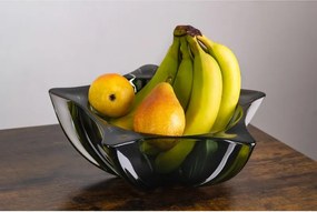 KRIŠTÁĽOVÁ MISKA BOHEMIA YOKO GREEN 305MM