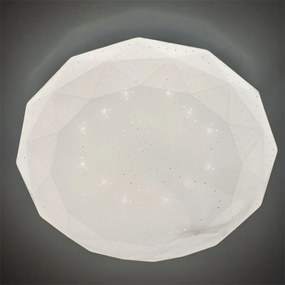 Plafond LED svetlo na povrch MIAMI 12W 4000K IP44 White Round DIAMOND