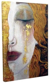 Nástenná reprodukcia na plátne Gustav Klimt Golden Tears, 30 × 40 cm