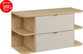 Comad Kúpeľňová skrinka pod doskové umývadlo SET-DC B Cremona 100 kašmír/dub cremona