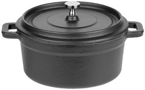 GSW Súprava liatinových mini servírovacích hrncov, 2-dielna (čierna)  (100354492)