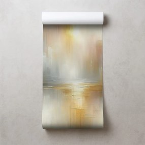 Tapeta abstraktné zlaté a sivé tóny