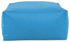 Taburetka svetlomodrá kocka ekokoža