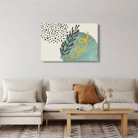 Obraz - Abstraktné listy N⁰1 (90x60 cm)