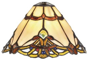 Vitrážové tienidlo na lampu GOLD Ø25
