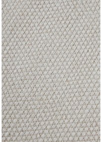 Krémovobiely ručne tkaný koberec s prímesou vlny 190x280 cm Pradesh Natural White – Elle Decoration
