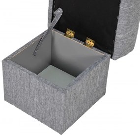 Taburet Swarz, hnedá (izolda čokoláda)