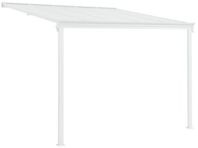 InternetovaZahrada - Furnigo Hliníková pergola Borneo 3x3 m - biela