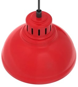 Luster na lanku SVEN 2xE27/15W/230V červená