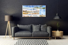 Obraz na skle More príroda 120x60 cm
